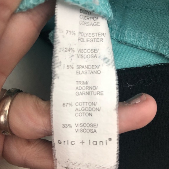 [Eric & Lani] Color Block Sweatshirt Bomber Jacket - Picture 6 of 7